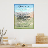 Psalm 23 Schroefbare POSTER AFDRUKKEN (Keuken)