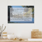 Psalm 23 Scripture Print (Keuken)