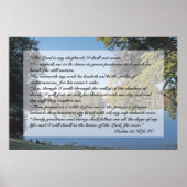 Psalm 23 Scripture Print (Voorkant)
