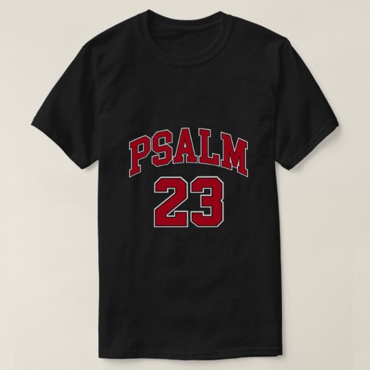 Psalm 23 shirt Retro Sneakerhead Christelijke Bijb (Design voorkant)