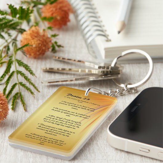 psalm 23 sleutelhanger (Voorkant Rechts)