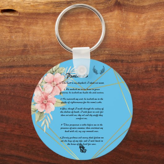 psalm 23 sleutelhanger (Voorkant)