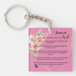 Psalm 23 sleutelhanger