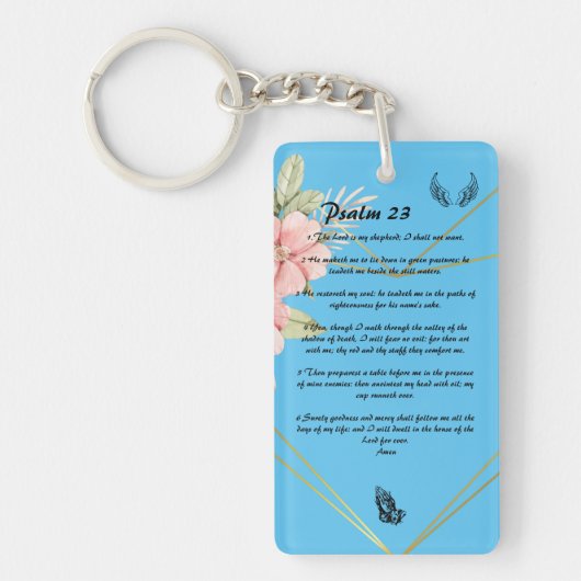 psalm 23 sleutelhanger (Voorkant)