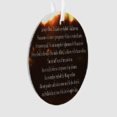 Psalm 23, Song for David, Fire Sky, Ornament (voorkant)