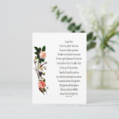 Psalm 23, Song van David Briefkaart (Staand voorkant)