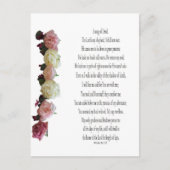 Psalm 23, Song van David, Vakantiek Briefkaart (Voorkant)