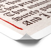 Psalm 23 SQ Poster (Hoek)