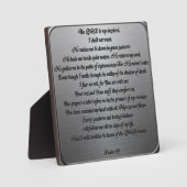 Psalm 23 - Staal Fotoplaat (Voorkant)