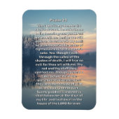 Psalm 23 Sunset Lake Religious Magneet (Verticaal)