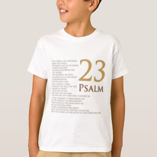 PSALM 23 T-SHIRT (Voorkant)