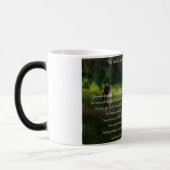 Psalm 23 tekst met paard naast stilstaande waterlo magische mok (Links)