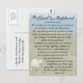 Psalm 23 The Lord is mijn herder, Irish Field Briefkaart (Voorkant / Achterkant)