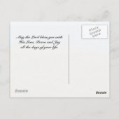 Psalm 23 The Lord is mijn herder, Irish Field Briefkaart (Achterkant)