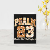 Psalm 23 The Lord Is My Shepherd Christian Fall Th Kaart (Gele Bloem)