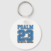 Psalm 23 The Lord Is My Shepherd Funny Christian T Sleutelhanger (Voorkant)
