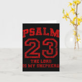 Psalm 23 The Lord Is My Shepherd  Kaart (Gele Bloem)