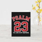 Psalm 23 The Lord Is My Shepherd  Kaart (Gele Bloem)