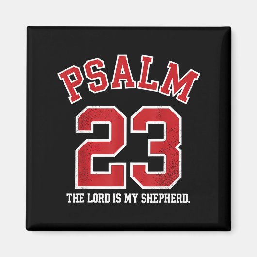 Psalm 23 The Lord Is My Shepherd Magneet (Voorkant)