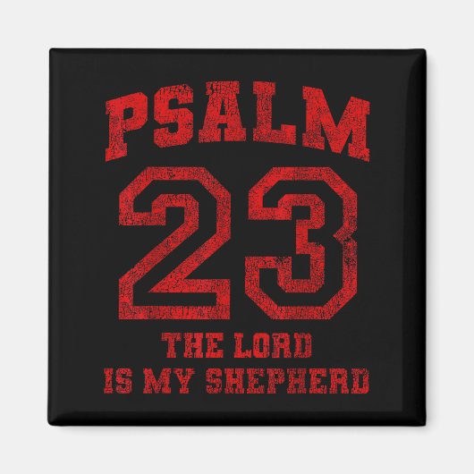 Psalm 23 The Lord Is My Shepherd Magneet (Voorkant)