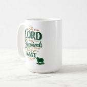 Psalm 23 The Lord Is My Shepherd Mug Koffiemok (Voorkant links)