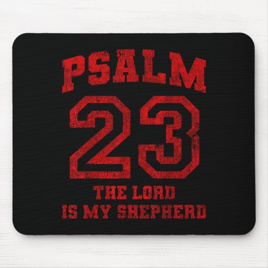 Psalm 23 The Lord Is My Shepherd Muismat (Voorkant)