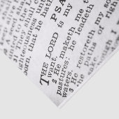 psalm 23 tissuepapier (Detail)