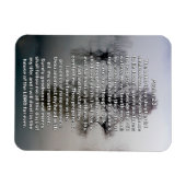 Psalm 23 Verlichte religieuze meren Magneet (Horizontaal)