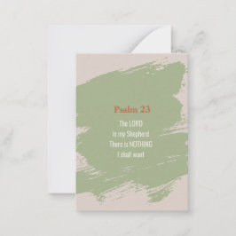 Psalm 23 Vers Notitiekaartje