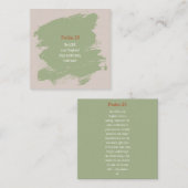 Psalm 23 Verse Notitiekaartje (Voorkant / Achterkant)