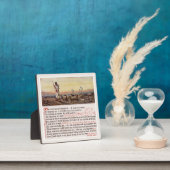 Psalm 23 Vintage Kunst Tafelmodel Fotoplaat (Insitu)