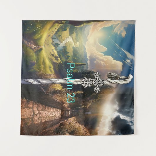 psalm 23 wandkleed (Voorkant (horizontaal))