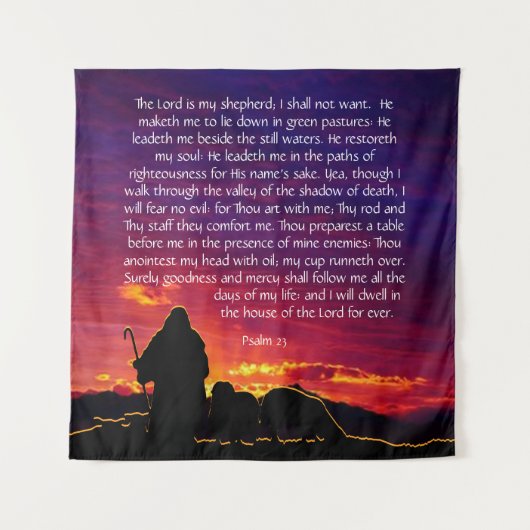 psalm 23 wandkleed (Voorkant)