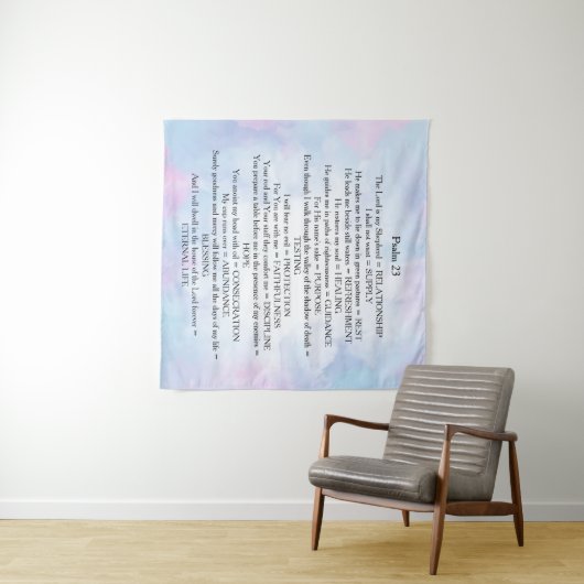 psalm 23 wandkleed (In Situ (horizontaal))
