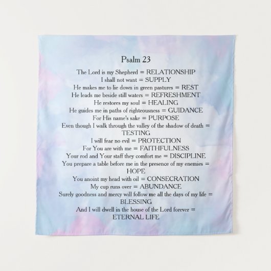 psalm 23 wandkleed (Voorkant)