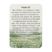 Psalm 23 Waterverf Groen Veld Magneet (Verticaal)