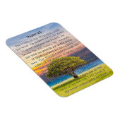 Psalm 23 Waterverf Groene Boom Magneet (Rechterzijde)