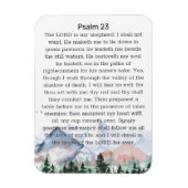 Psalm 23 Waterverf Witte Bergen Magneet (Verticaal)