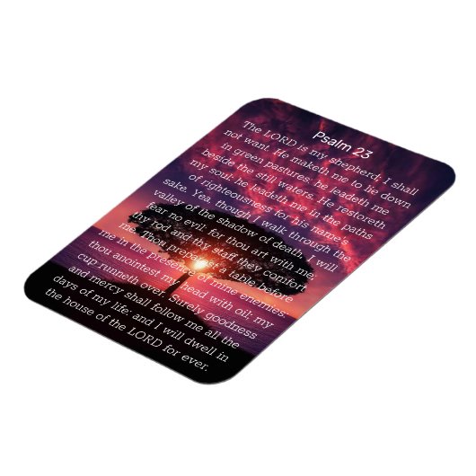 Psalm 23 - Zonnebomen Magneet (Linkerzijde)