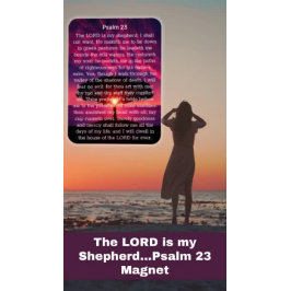 Psalm 23 - Zonnebomen Magneet