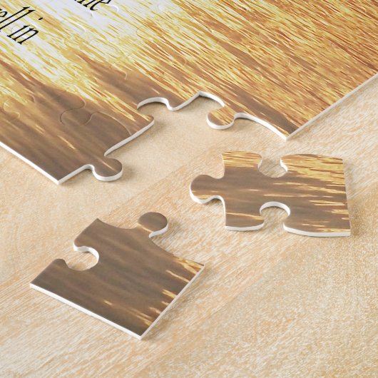 Psalm 23, Zonsondergang op Stille Wateren 252-deli Legpuzzel (Zijkant)