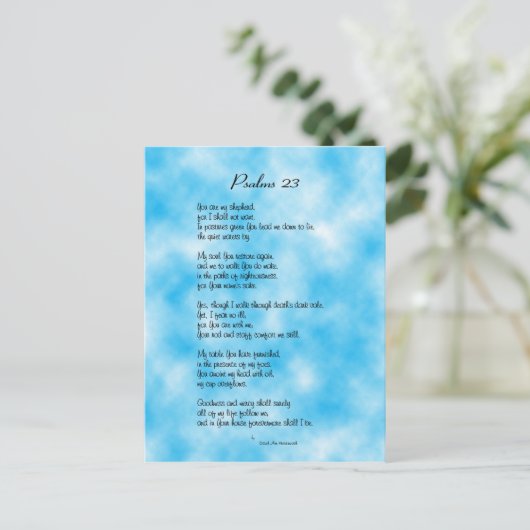 Psalm 23e Briefkaart (Staand voorkant)