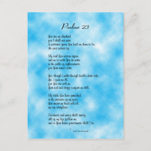 Psalm 23e Briefkaart