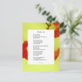 Psalm 23rd Poem-Briefkaart Briefkaart (Staand voorkant)