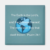 psalm 24:1 magneet (Voorkant)