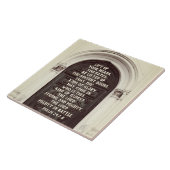 Psalm 24:7-8 Haal je hoofd omhoog, bijbel Tegeltje (Zijkant)