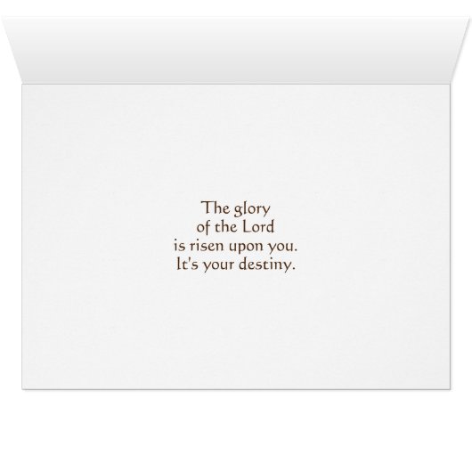 Psalm 24:7-8 Koning van Glory, Bijbelse Verse Kaar (Binenzijde Horizontaal (Onderkant))