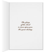 Psalm 24:7 Haal je hoofd omhoog, je krijgt Kaart (Binnen (Rechts))