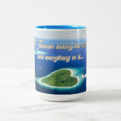 psalm 24 tweekleurige koffiemok (Center)