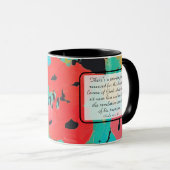 Psalm 25 14 Liefhebbers van Gods Bijbelvers Christ Mok (Voorkant rechts)